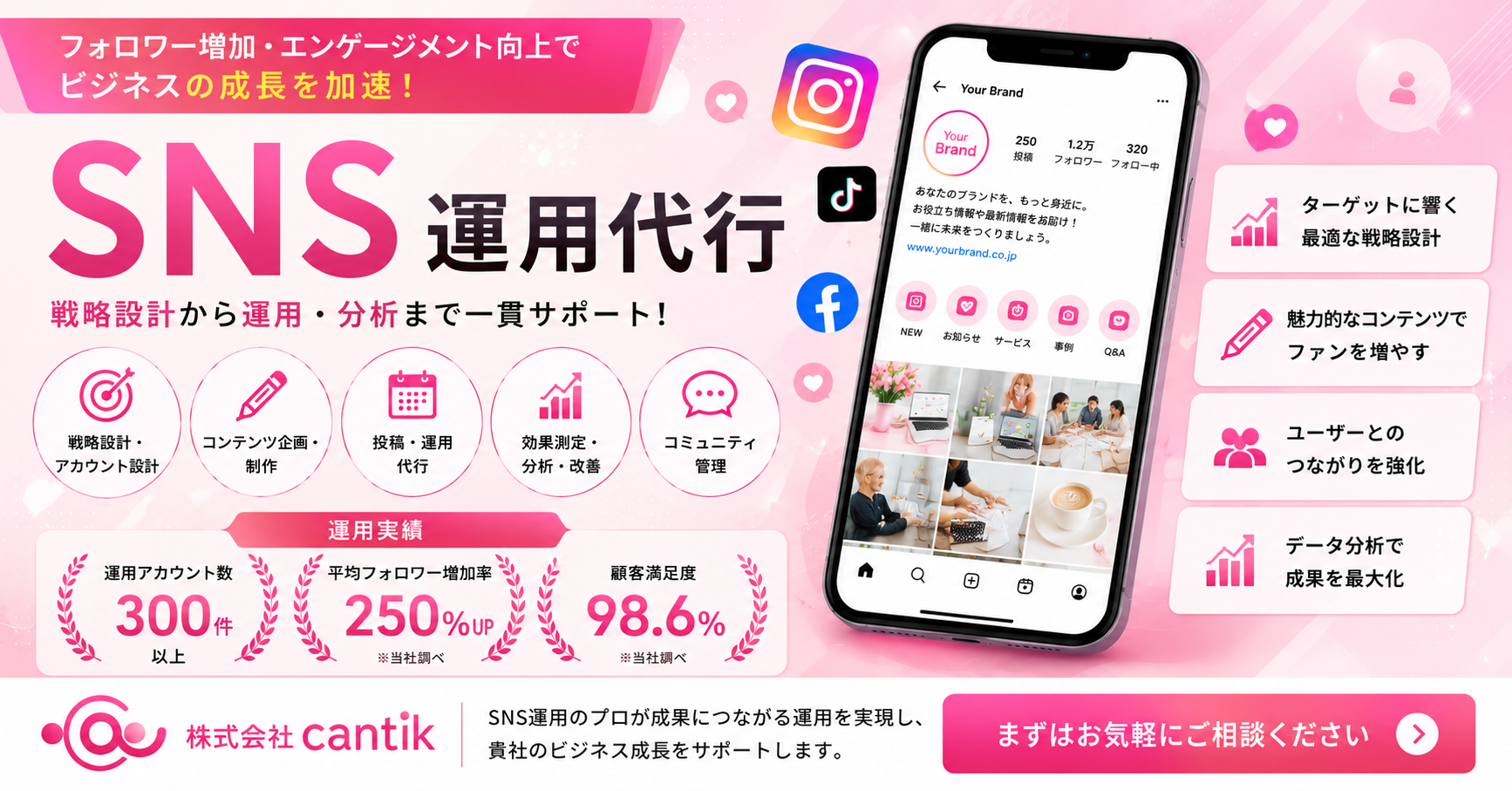 SNS運用代行・SNSマーケティング